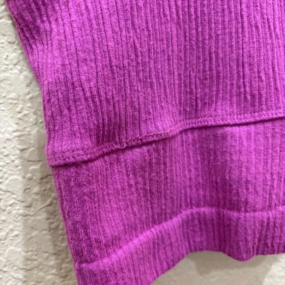 Out From Under | Urban Outfitters Drew Seamless Surplice Ribbed Bra Top Purple - Picture 5 of 8